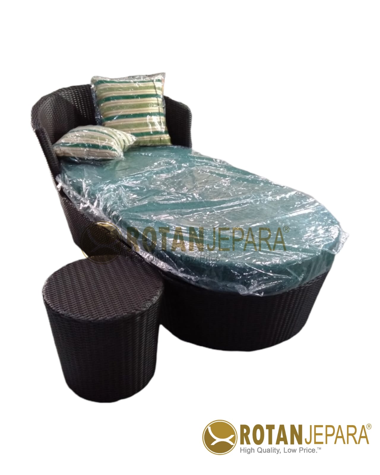 Brown Jifbw Woven Sunbed Hotel Garden Furniture Brown Jifbw Woven Sunbed Hotel Garden Furniture