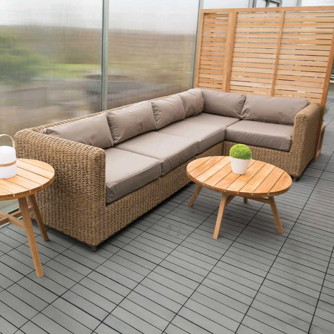 Enceng Corner Sofa Set for living Hotel Room Enceng Corner Sofa Set for living Hotel Room