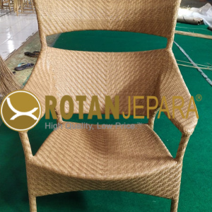 Honey Chaise Lounge Wicker Synthetic Beach Club Bali Furniture Resort