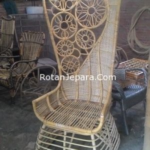 Kursi Ratu Motif Bunga Elegant