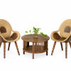 Kursi Teras Classic Modern Rotan & Kayu Jati Premium
