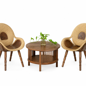 Kursi Teras Classic Modern Rotan & Kayu Jati Premium