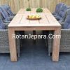 Meja Makan Set Apartemen Kobo Grey