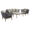Rope Mixed Teak Premium Garden Furniture