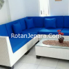 Sofa Cluster ruang tamu set furniture rotan