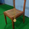California Teak Wicker Side Chair