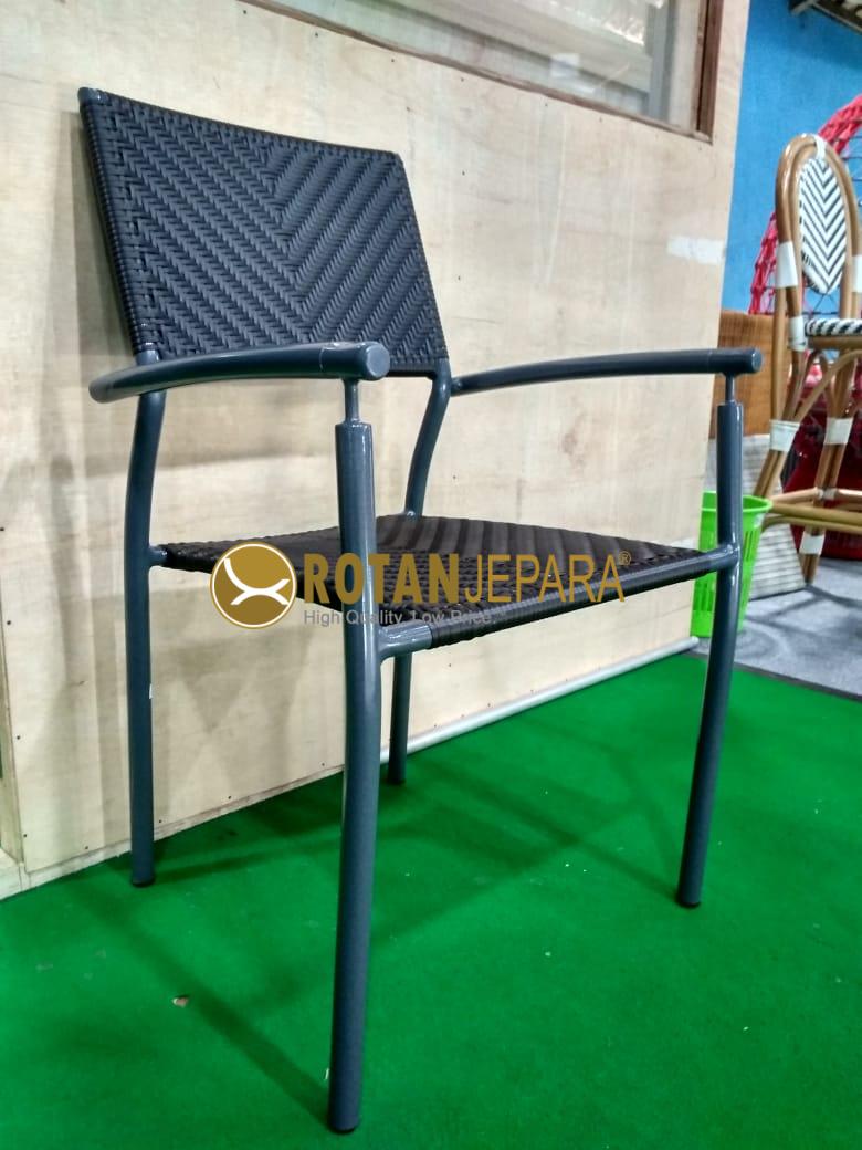 Lotte Arm Chair Aluminum Wicker Furniture