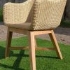 Oziro Arm Chair Teak Wicker Outdoor Furniture