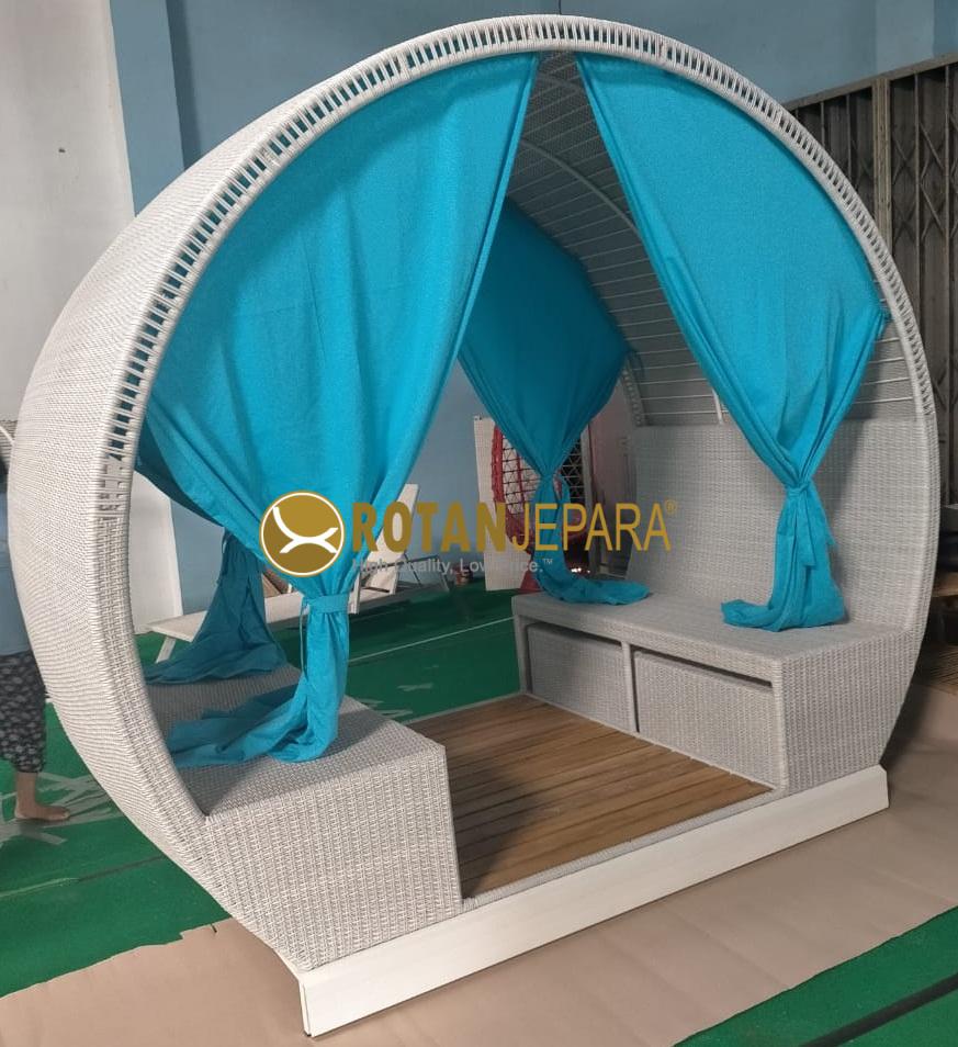 Roseline Gazebo Teak Wicker Furniture Roseline Gazebo Teak Wicker Furniture
