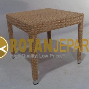 Vintage Side Table Wicker Pool Furniture