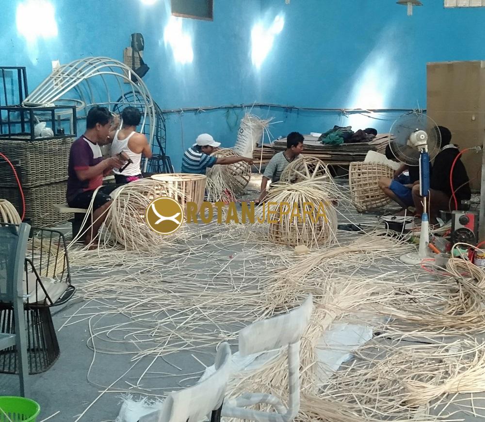 5. Weaving Rattan Natural Progress