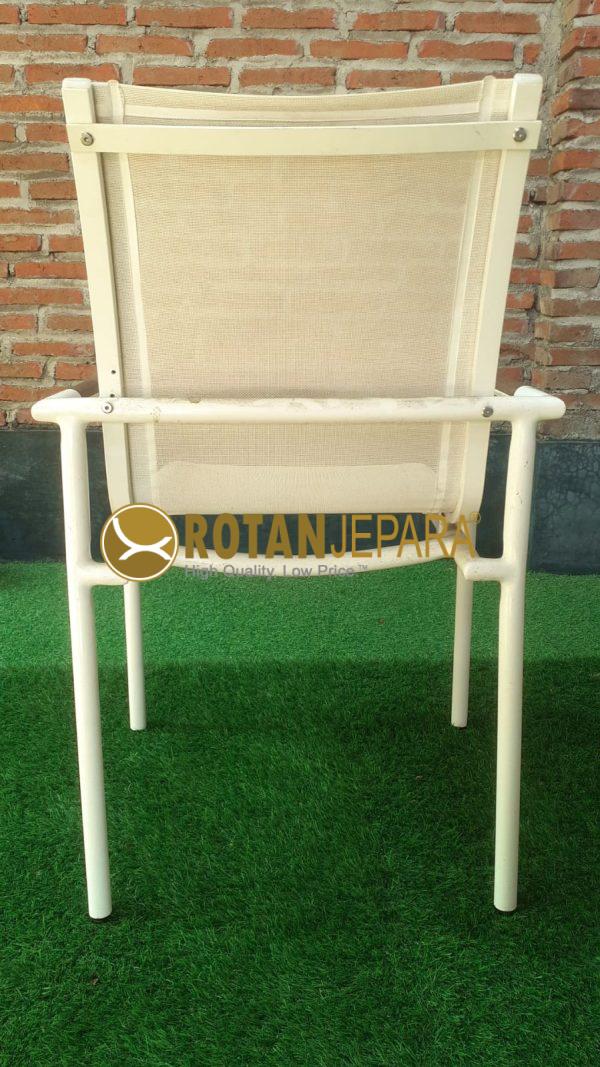 Aluma Arm Chair Batyline Sling For Custom Garden Furniture