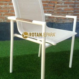 Aluma Arm Chair Batyline Sling For Hotel Outdoor Furniture