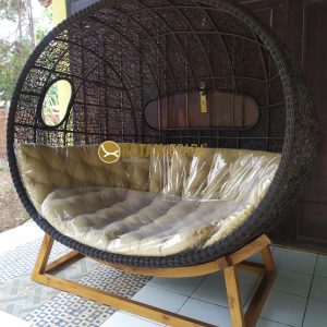Daybed Andara Teak Wicker Furniture Hotel