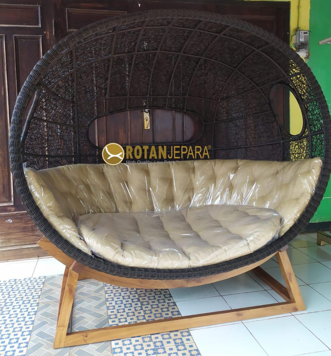 Daybed Andara Teak Wicker Patio Furniture Resort Daybed Andara Teak Wicker Patio Furniture Resort