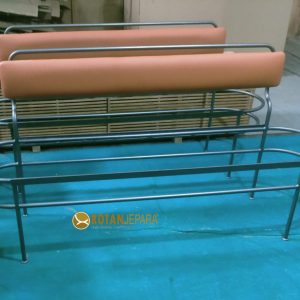 Dubay Bench Upholstred with Metal Powder Coated Furniture