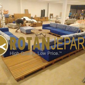 ERJE TEAK LIVING SET LUXURIOUS FURNITURE HOTEL AND RESORT