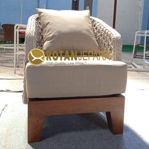 Elzer Chat Arm Chair Rope Luxurious for Resort Apartmen