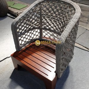 Elzer Chat Arm Chair Rope Luxurious for Resort Apartmen