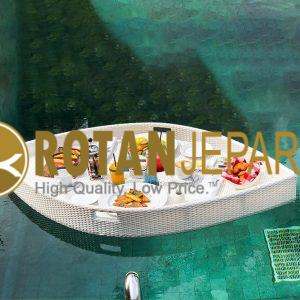 Floating tray boat for outdoor swimming pools Hotel Furniture