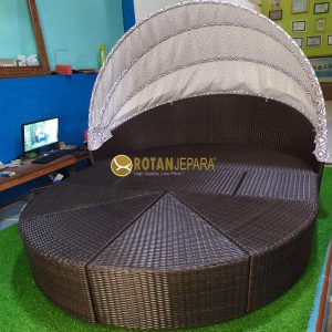 Patio Java Daybed with Canopy Outdoor Furniture Hotel