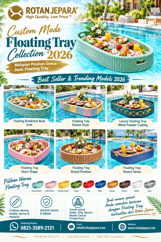 Rotanjepara Floating Tray Collection 2027