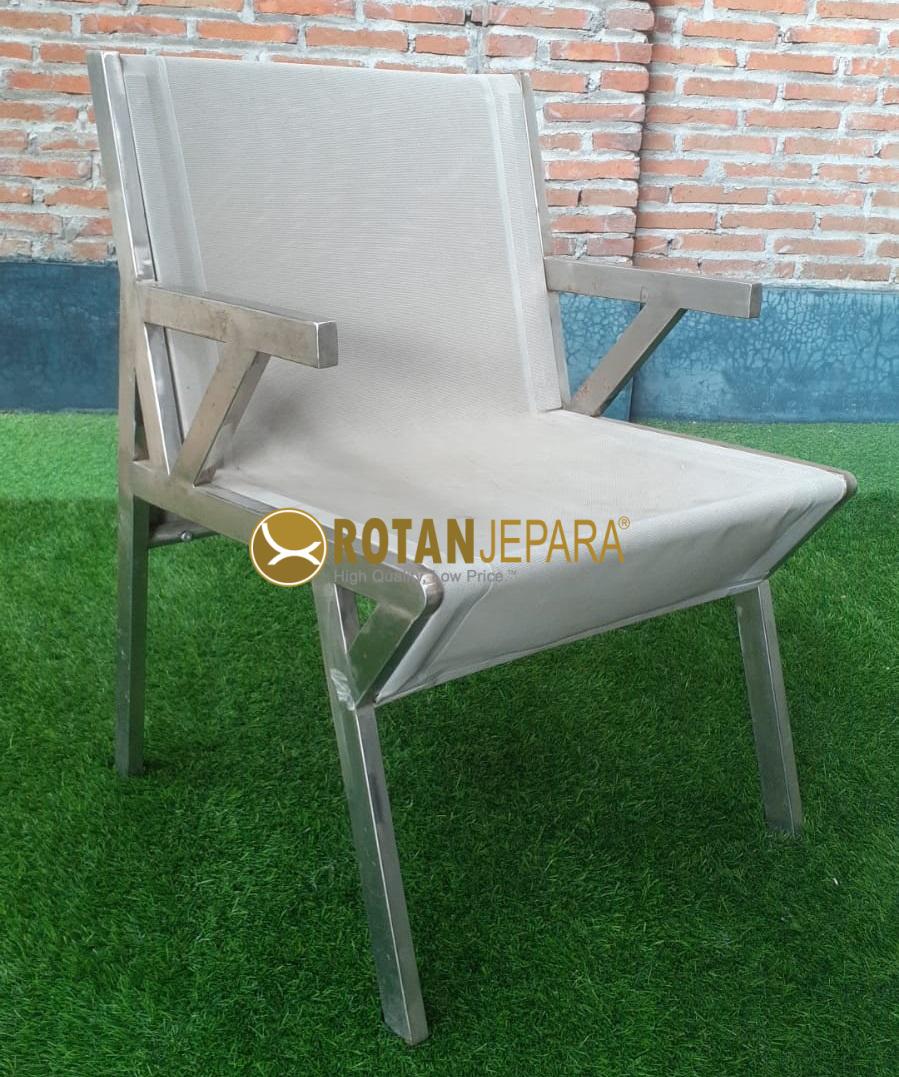 Ariana Batyline Pilpres Arm Chair Stainless Furniture Resort Ariana Batyline Pilpres Arm Chair Stainless Furniture Resort