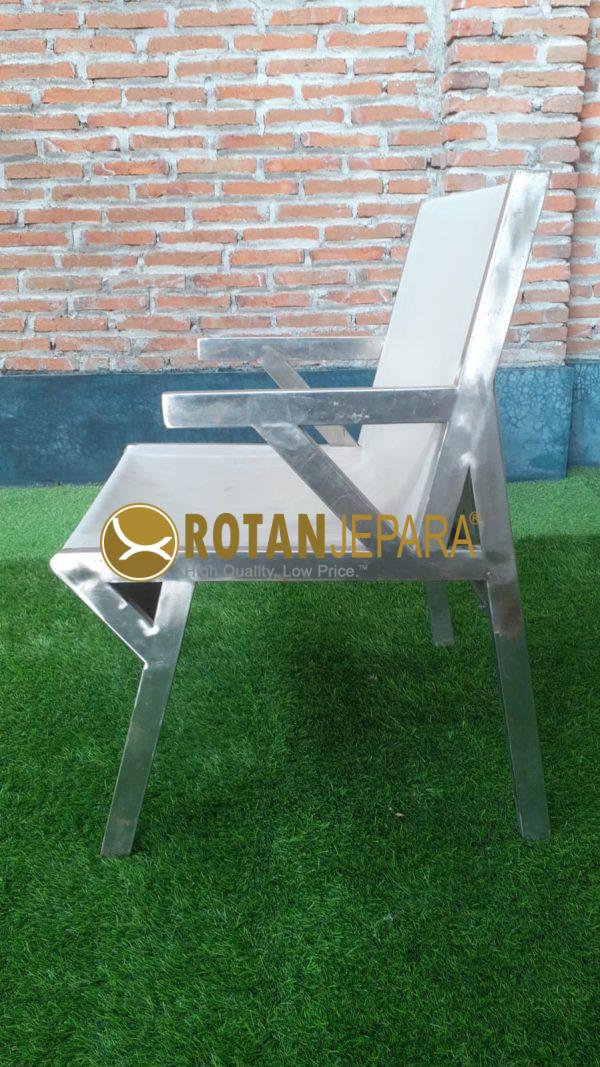 Ariana Batyline Pilpres Arm Chair Stainless Furniture Sling Indoor and Outdoor Style