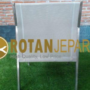 Ariana Batyline Pilpres Arm Chair Stainless Furniture Sling Restaurant and Cafe Decor
