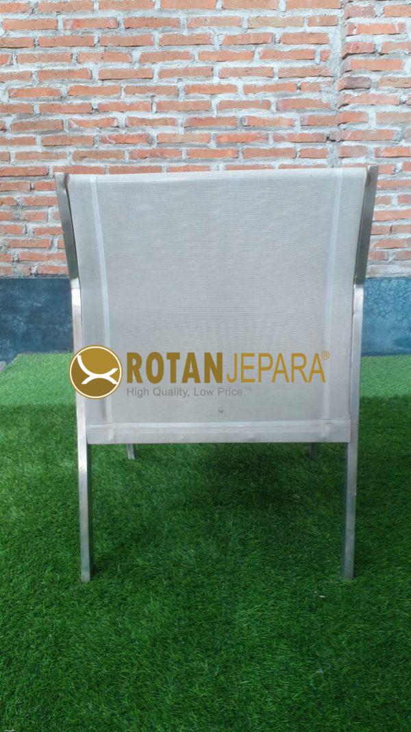 Ariana Batyline Pilpres Arm Chair Stainless Furniture Sling Restaurant and Cafe Decor