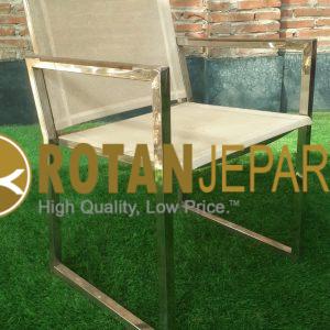 Jokowi Sling Batyline Arm Chair Stainless Hotel Furniture