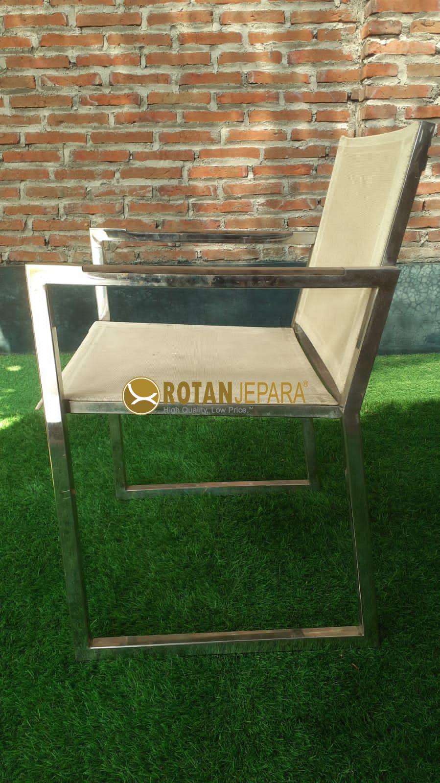 Jokowi Sling Batyline Arm Chair Stainless Villa Meuble Home Decor Jokowi Sling Batyline Arm Chair Stainless Villa Meuble Home Decor