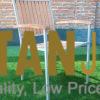 Prabowo Gemoy Arm Chair Aluminum Teak Furniture Outdoor