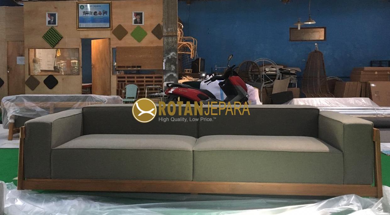 Praga Sofa Teak Upholstery with Classy Luxury Upholstery for Pavilion Resort Praga Sofa Teak Upholstery with Classy Luxury Upholstery for Pavilion Resort
