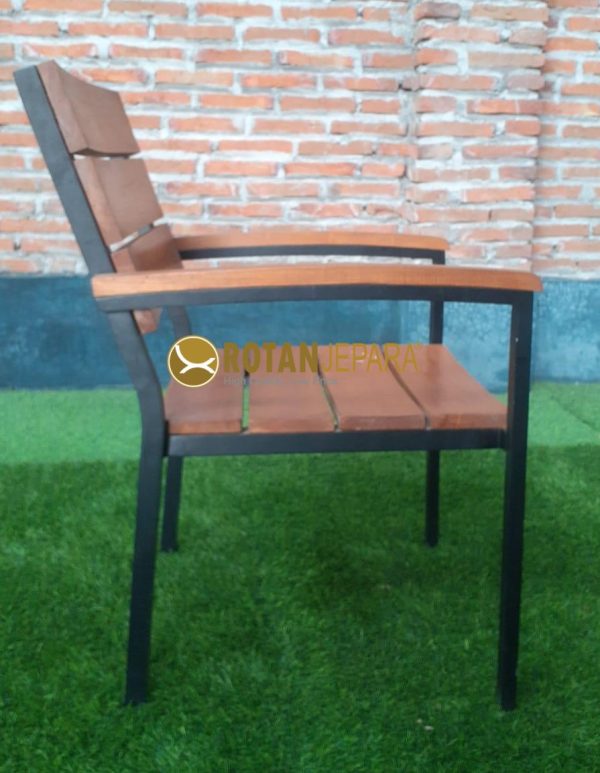 Teakers Aluminum Arm Chair Teak Home Indonesia Furniture