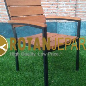 Teakers Aluminum Arm Chair Teak Home Resort Indonesia Furniture