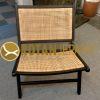Black Rattan Chat Chair Beach Club Hotel
