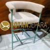 Blue Green Bar Stool Chair Rope Cafe Beach Club Furniture