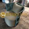 Blue Green Patio Arm Chair Rope Resort Club Furniture