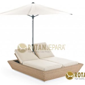 GANJAR Daybed Wicker Outdoor Hotel Beach Club Bar Collection
