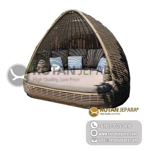 GEMOY Daybed Wicker Outdoor Hotel Collection