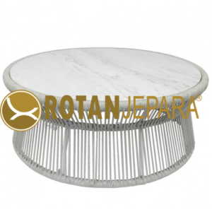 Oreo Round table rope for beach club outdoor bar furniture