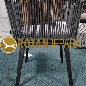 Tapered Leg Rope Aluminum Furniture Beach Club Outdoor Resort