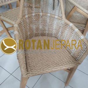 Teak Twisted Arm Chair Beach Club Furniture