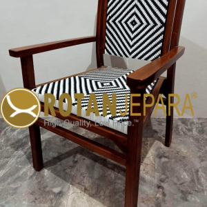 Teak Wicker Arm Chair Hotel Collection