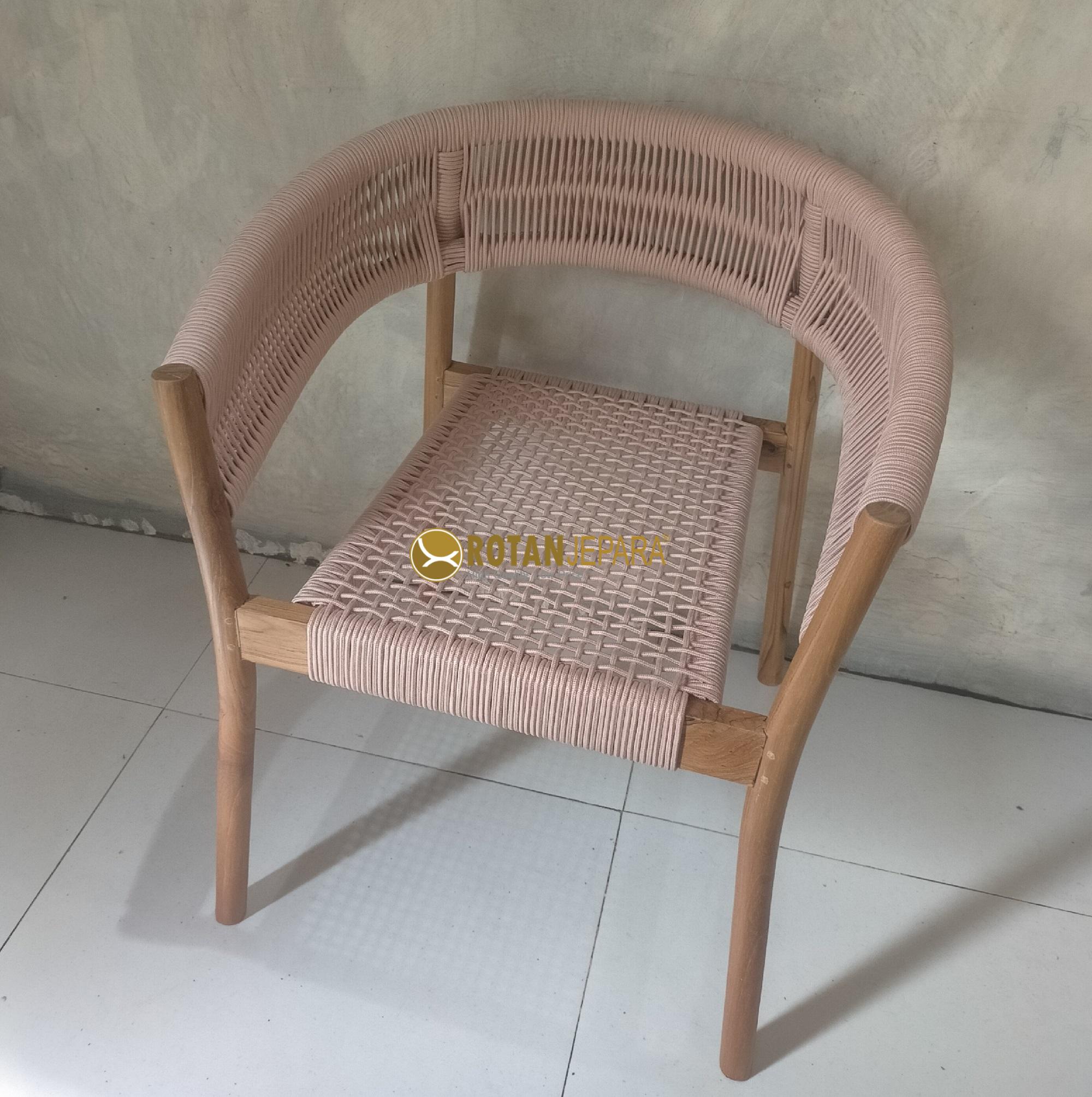 Gibran Arm Chair Teak Rope Beach Club Furniture Project Gibran Arm Chair Teak Rope Beach Club Furniture Project