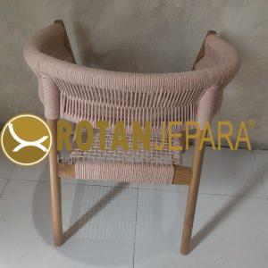 Gibran Arm Chair Teak Rope Beach Club Furniture Project