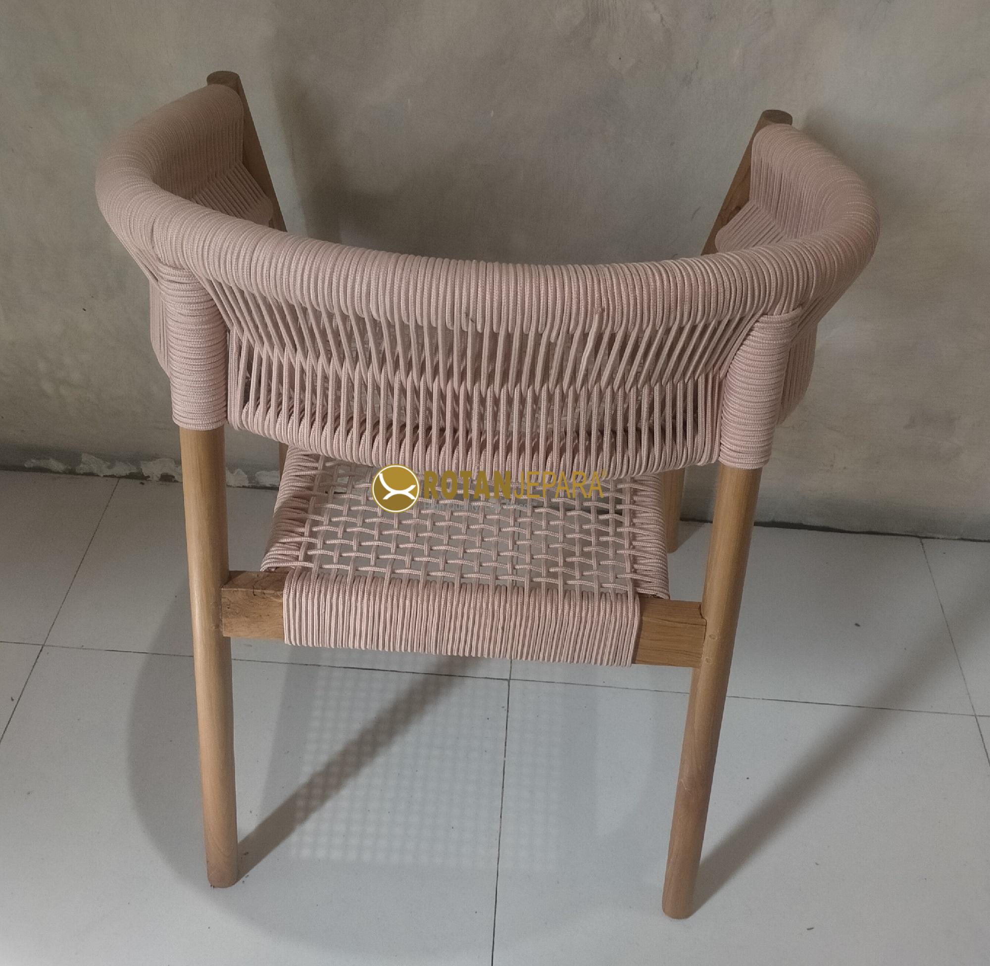Gibran Arm Chair Teak Rope Beach Club Resort Furniture Project Gibran Arm Chair Teak Rope Beach Club Furniture Project