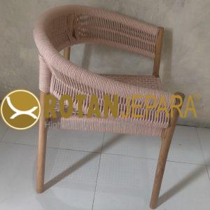 Gibran Arm Chair Teak Rope Furniture Project Cafe Custom