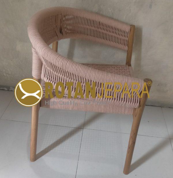 Gibran Arm Chair Teak Rope Furniture Project Cafe Custom